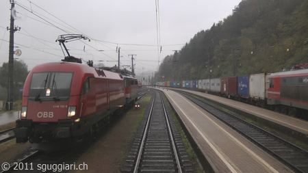 Vista dalla cabina - ÖBB 1116 (Austria)